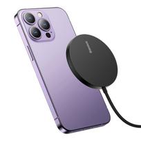 belaidis ikroviklis - Baseus Simple Mini3 Magnetinis Belaidis Įkroviklis 15W Juodas (Black) - 22 nuotrauka