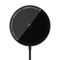 belaidis ikroviklis - Baseus Simple Mini3 Magnetinis Belaidis Įkroviklis 15W Juodas (Black) - 23 nuotrauka