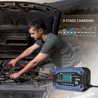 battery charger - Qoltec 52482 Išmanusis STD AGM GEL LiFePO4 įkroviklis - 5 nuotrauka
