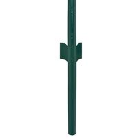 tvoros segmentai - Tinklinė tvora iš vielos su stulpais, žalios sp., 25x0,5 m - 4 nuotrauka