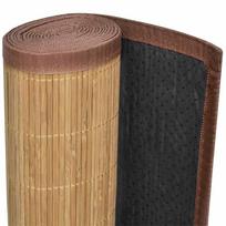 bambukinis kilimas 100*160 - Kilimas VLX Bamboo 245822, tamsiai ruda, 160 cm x 100 cm - 5 nuotrauka
