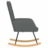 kede fotelis - Fotelis VLX Rocking 289538, tamsiai pilka, 80.5 cm x 61 cm x 89 cm - 4 nuotrauka