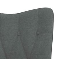 kede fotelis - Fotelis VLX Rocking 289538, tamsiai pilka, 80.5 cm x 61 cm x 89 cm - 6 nuotrauka