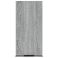 vonios spintele 20 20 - vidaXL Prie sienos montuojama vonios spintelė, pilka (Grey), 32 x 20 x 67 cm - 6 nuotrauka