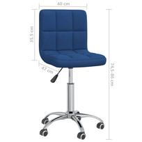 offici kede - Biuro kėdė VLX Swivel Office 334317, mėlyna - 9 nuotrauka