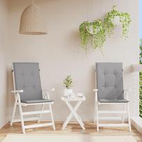 Kėdžių užvalkalas VLX Garden Chair Cushions 43179, pilka, 1200 mm x 500 mm, 2 vnt.