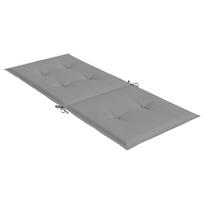 kedziu pagalveles - Kėdžių užvalkalas VLX Garden Chair Cushions 43179, pilka, 1200 mm x 500 mm, 2 vnt. - 5 nuotrauka