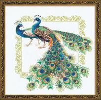 RIOLIS - Create It Yourself - Siuvinėjimo rinkinys „Povai“ 767 (48x48 cm)