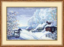 RIOLIS – Create It Yourself – Siuvinėjimo rinkinys „Žiema“ 989 (38x26 cm)
