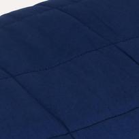 antklode kg - VidaXL sunki antklodė, mėlyna (Blue), 140x200 cm, 10 kg - 4 nuotrauka