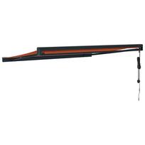 pavesines audinys - vidaXL Ištraukiama markizė, oranžinė/ruda (Orange/Brown), 3,5x2,5m - 5 nuotrauka