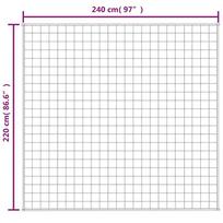 antklode kg - vidaXL sunki antklodė, pilka (Grey), 220x240 cm, 11 kg - 6 nuotrauka