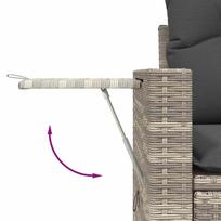 sodo komplektas su pagalvelemis - Sodo baldų komplektas VLX 2 Piece Garden Lounge Set 310198 - 8 nuotrauka