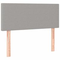 ciuzinys 120x190 cm - vidaXL Lova su spyruoklėmis ir čiužiniu, 120x190 cm, pilka (Grey) - 7 nuotrauka