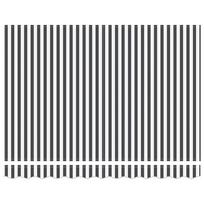 pavesines audinys - vidaXL Ištraukiama markizė, antracito/balta (Charcoal/White), 3x2,5m - 6 nuotrauka
