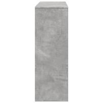 mobellex - Spintelė knygoms/kambario pertvara, betono pilka, 100x33x94,5cm - 5 nuotrauka