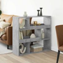 mobellex - Kambario pertvara, betono, 100x33x94,5cm, apdirbta mediena - 1 nuotrauka