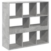 mobellex - Kambario pertvara, betono, 100x33x94,5cm, apdirbta mediena - 2 nuotrauka