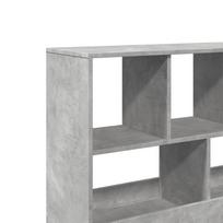 mobellex - Kambario pertvara, betono, 100x33x94,5cm, apdirbta mediena - 6 nuotrauka