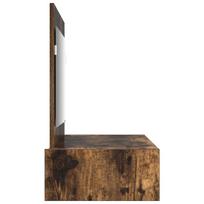 kosmetinis staliukas 70 cm - vidaXL Pakabinamas kosmetinis staliukas, rudas ąžuolas (Brown Oak), 100x40x70 cm - 7 nuotrauka