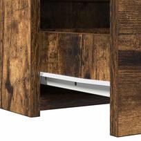 kosmetinis staliukas 70 cm - vidaXL Pakabinamas kosmetinis staliukas, rudas ąžuolas (Brown Oak), 100x40x70 cm - 11 nuotrauka