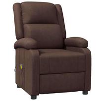 atlosiami foteliai - Fotelis VLX Massage 248456, rudas, 92 cm x 66 cm x 106 cm - 2 nuotrauka