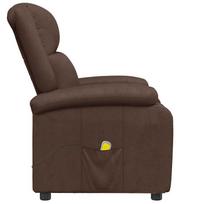 atlosiami foteliai - Fotelis VLX Massage 248456, rudas, 92 cm x 66 cm x 106 cm - 4 nuotrauka