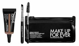 Make Up For Ever Aqua Resist Brow Sculptor Kit antakių formavimo rinkinys 30 Švelni Ruda (Soft Brown)