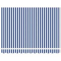 lauko pavesine balta - Automatinė ištraukiama markizė, mėlyna ir balta, 350x250cm - 2 nuotrauka
