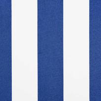 lauko pavesine balta - Automatinė ištraukiama markizė, mėlyna ir balta, 350x250cm - 6 nuotrauka