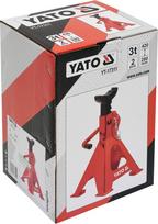 domkratas 3t - Yato atraminiai stovai YT-17311, 3t 280-420mm 2vnt. - 2 nuotrauka