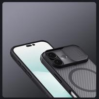 iphone 17 pro case - Nillkin CamShield PRO Magnetic Hard Case for Apple iPhone 17 Juodas (Black) - 9 nuotrauka