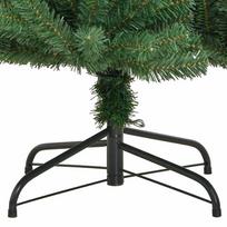 dirbtine eglute 180 - Dirbtinė Sulankstoma Kalėdų Eglutė Žalia 180 cm PVC ir metalas - 10 nuotrauka