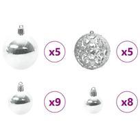 dirbtine eglute su led - Dirbtinė Kalėdų eglutė su 150 LED Žalia 120 cm PVC ir metalas - Atgauk 20% - 7 nuotrauka