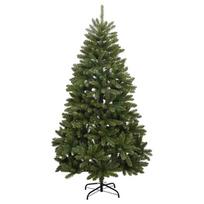 dirbtine eglute su led - Dirbtinė Kalėdų eglutė su 300 LED Žalia 210 cm PVC ir metalas - 4 nuotrauka