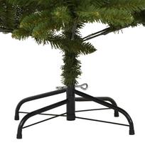 dirbtine eglute su led - Dirbtinė Kalėdų eglutė su 300 LED Žalia 210 cm PVC ir metalas - 11 nuotrauka