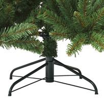 dirbtine eglute 180 - vidaXL Dirbtinė Sulankstoma Kalėdų eglutė su 300 LED Žalia (Green) 180 cm, PVC - 11 nuotrauka