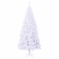 dirbtine eglute su led - Dirbtinė Kalėdų eglutė su 300 LED Balta 210 cm PVC ir Plienas - Atgauk 20% - 4 nuotrauka