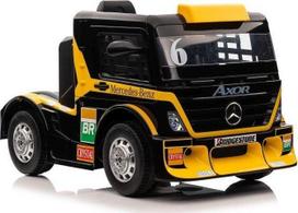 Vaikiškas elektrinis sunkvežimis Lean Toys Mercedes XMX622, geltona