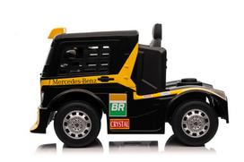 vaikiskas mercedes - Vaikiškas elektrinis sunkvežimis Lean Toys Mercedes XMX622, geltona - 2 nuotrauka