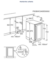 vyno saldytuvas buteliu - Electrolux EWS4020B5B - 9 nuotrauka