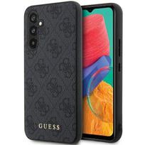 guess samsung galaxy s23 - Guess 4G Metal Gold Logo dėklas, skirtas Samsung Galaxy S23 FE - Pilkas (Grey) - 1 nuotrauka