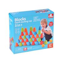Stalo žaidimas Dino Blocks 3in1