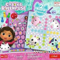 TREFL GABBY´S DOLLHOUSE Stalo žaidimas 2 in 1
