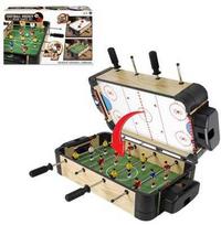 Stalo žaidimas futbolas ir ledo rutulys 2 viename 50cm