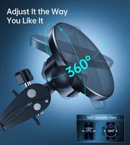 magsafe laikiklis telefonui - Choetech Phone Holder Car Mount - 5 nuotrauka