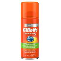 Skutimosi gelis GILLETTE FUSION ULTRA SENSITIVE, 75 ml