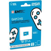 u3 256 - Emtec Gaming 256GB microSDXC UHS-I U3 V30 (Mėlyna/Blue) - 4 nuotrauka