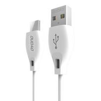 adapteriai type c - Dudao L4T cable USB Type-C 2.1A 1m White - 14 nuotrauka