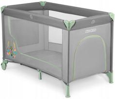 kudikio maniezas - Ricokids Kelioninė lovelė - maniežas, šviesiai pilka (Light Grey) - 3 nuotrauka